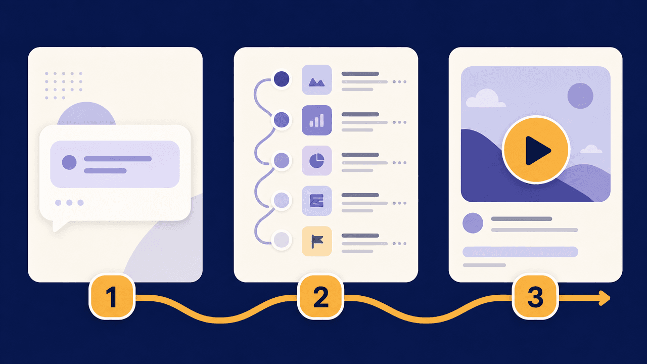 Describe, plan and learn — a three-step study workflow